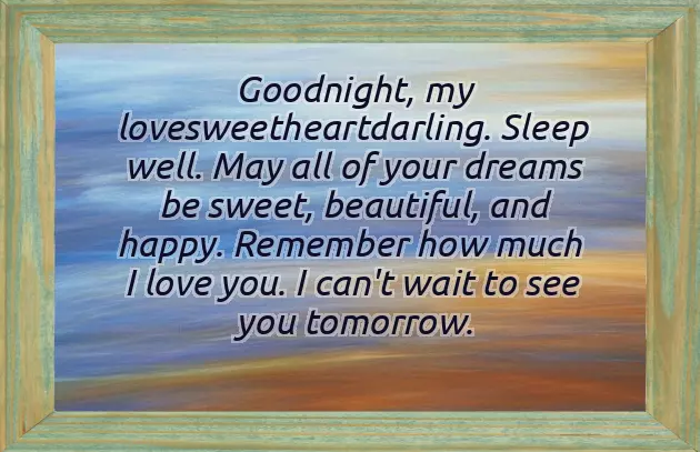 Romantic Good Night Wish