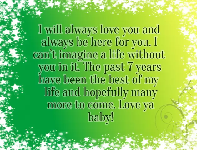 Happy 7 Years Birthday