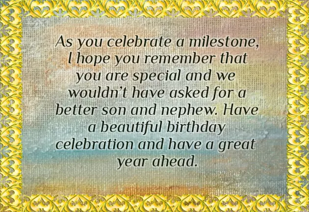 Happy Birthday Wishes To My Brother Son Happy Birthday Wishes To My Brother Son