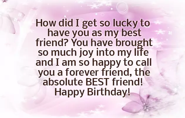 Happy Birthday For Best Friend Female