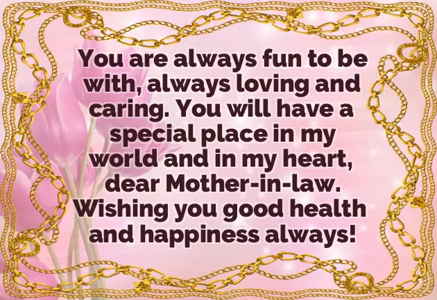 Birthday Wishes Messages For Mother In Law