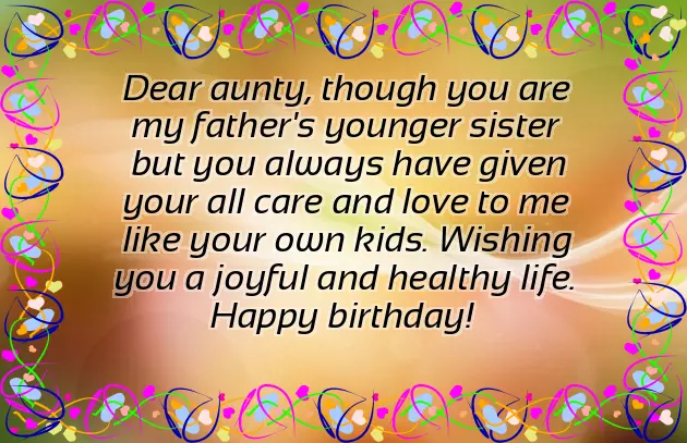 Chachi Birthday Wish