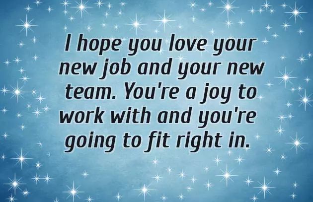 Congratulations First Day New Job