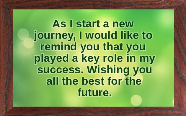 Wishing Message For New Job