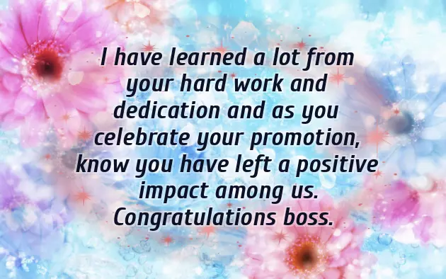 Congratulations Hubby For Promotion