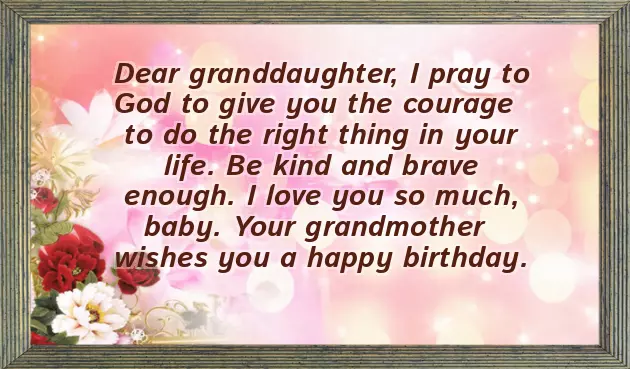 Happy Birthday Granddaughter Funny