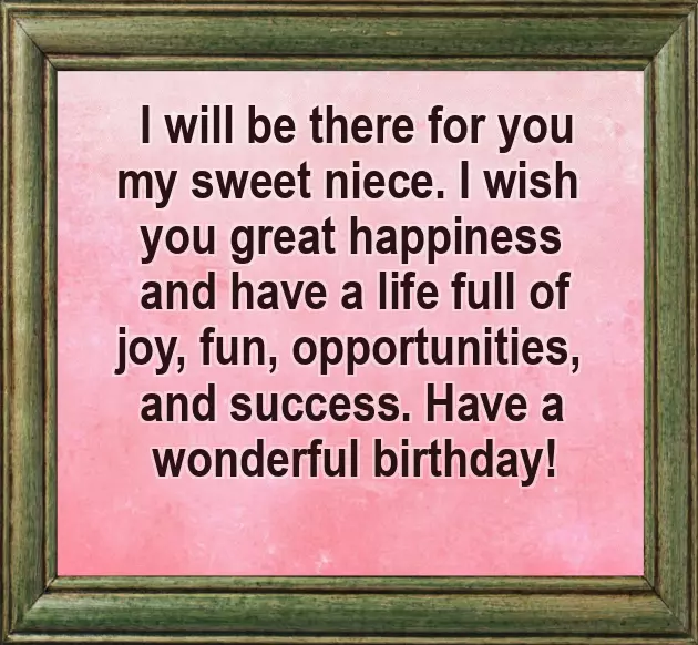 Wishing A Niece A Happy Birthday
