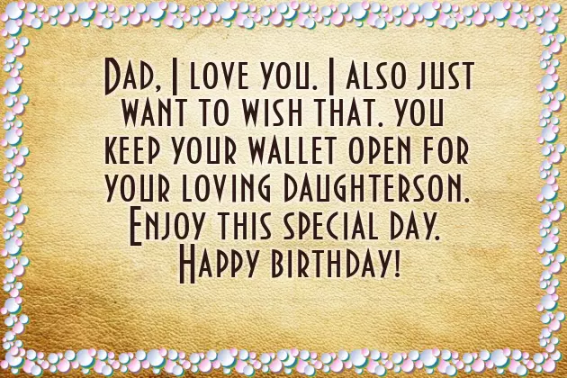 Happy Birthday Dad Funny From Daughter Happy Birthday Dad Funny From Daughter