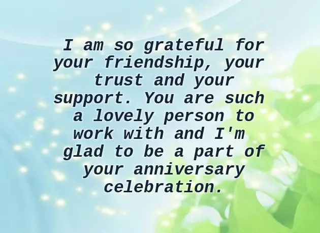 1 Year Anniversary Message