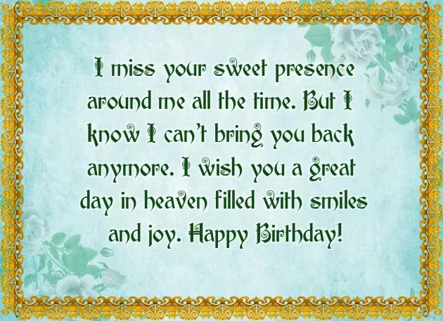Missing You On Your Birthday Missing You On Your Birthday