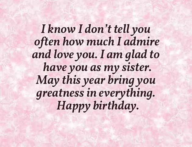 Happy Birthday Wishes For My Big Sister