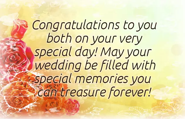 Wishes For The Bride And Groom