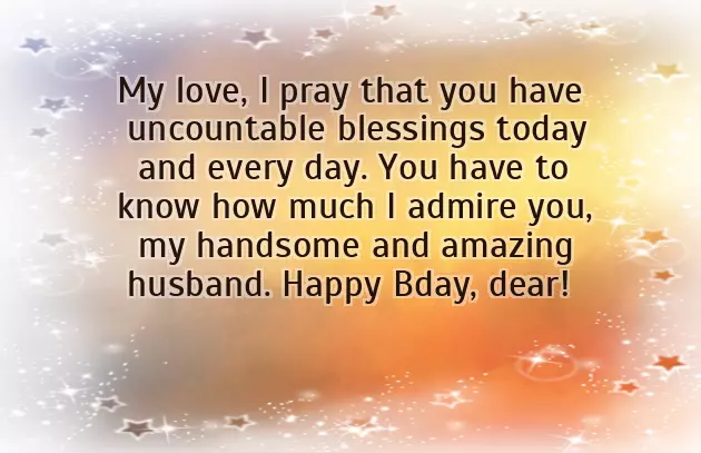 Birthday Wishes Lines For Husband