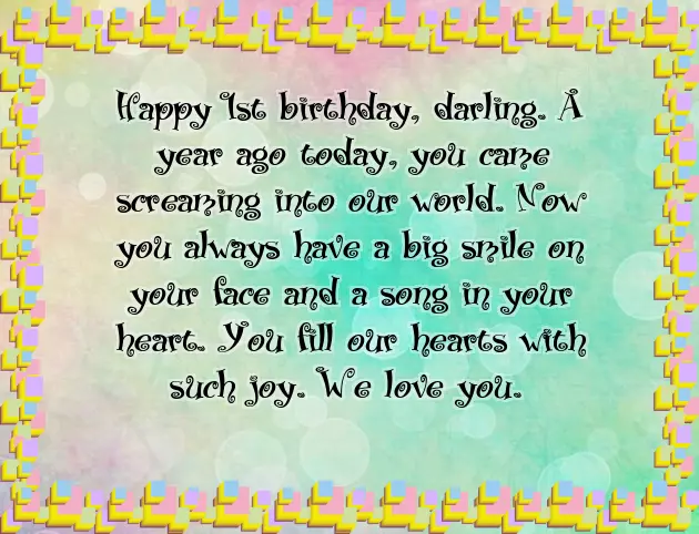 Birthday Wishes For A One Year Old Grandson Birthday Wishes For A One Year Old Grandson