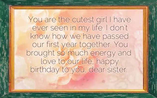 Birthday Wishes To Sister Daughter