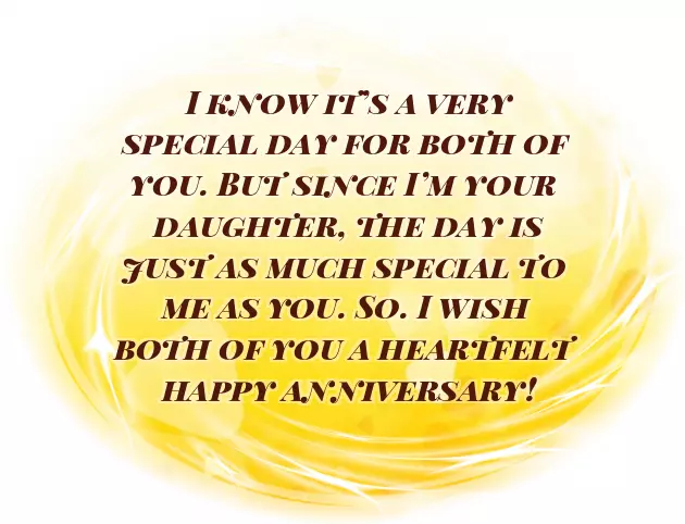 Mom Dad Wish Anniversary