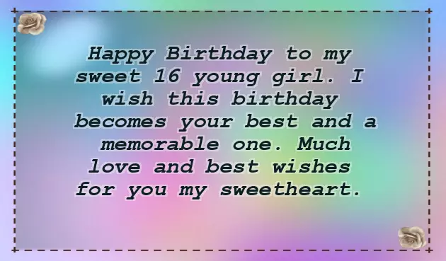Happy Birthday 16 Girl Happy Birthday 16 Girl