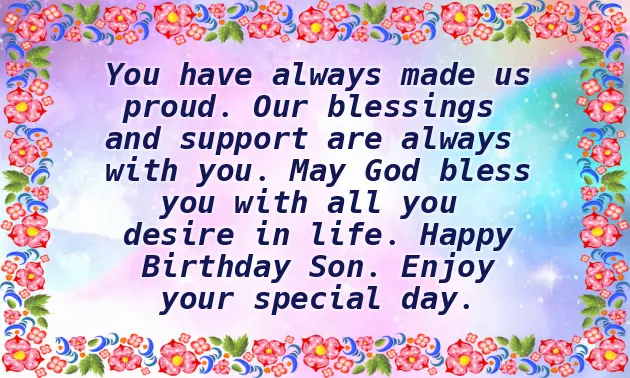 Happy Birthday Wishes For My Child