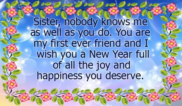 New Year Wishes With Flowers New Year Wishes With Flowers