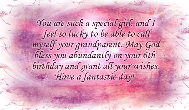 6Th Birthday Wishes For Granddaughter 6Th Birthday Wishes For Granddaughter