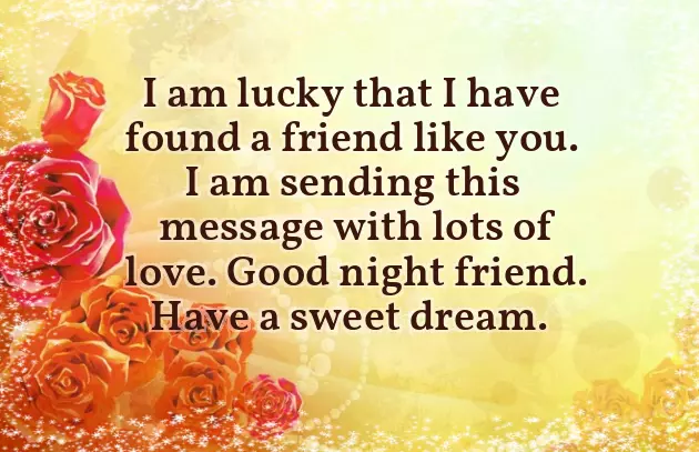 Goodnight Message For Best Friend
