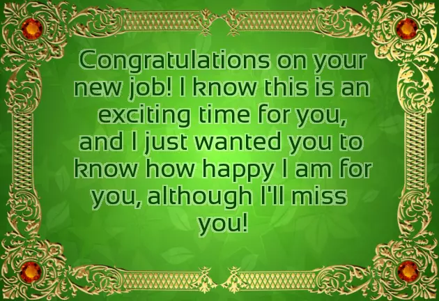 Wishing You Success In Your New Job Wishing You Success In Your New Job