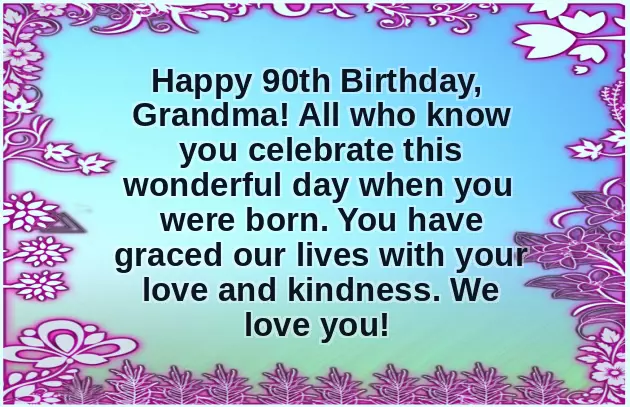 90Th Birthday Wishes For Grandpa