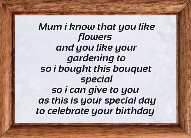 Cute Poems For Your Mom