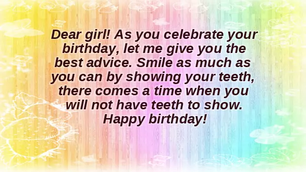 Birthday Wishes Funny For Girl