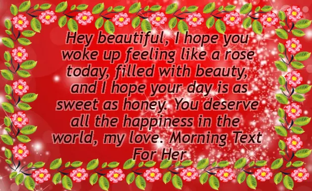 Emotional Morning Message For Her Emotional Morning Message For Her