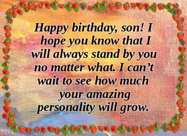 Birthday Wishes For My One Year Old Son