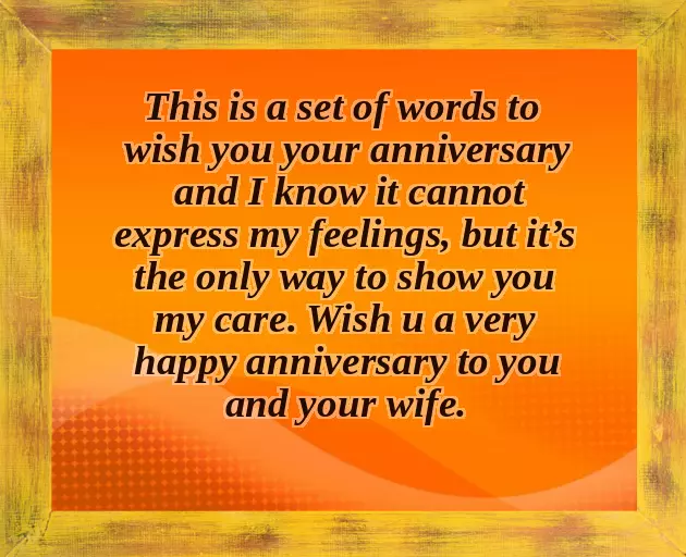Marriage Anniversary Wishes To Boss Marriage Anniversary Wishes To Boss