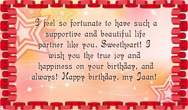 Birthday Wishes To Your Partner