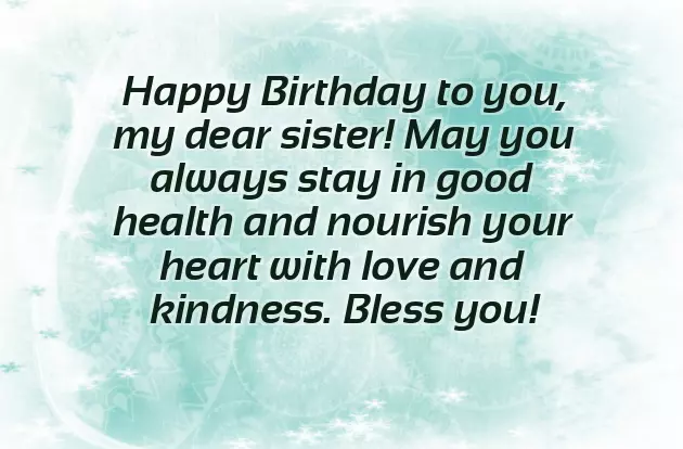 Hbd To Sister