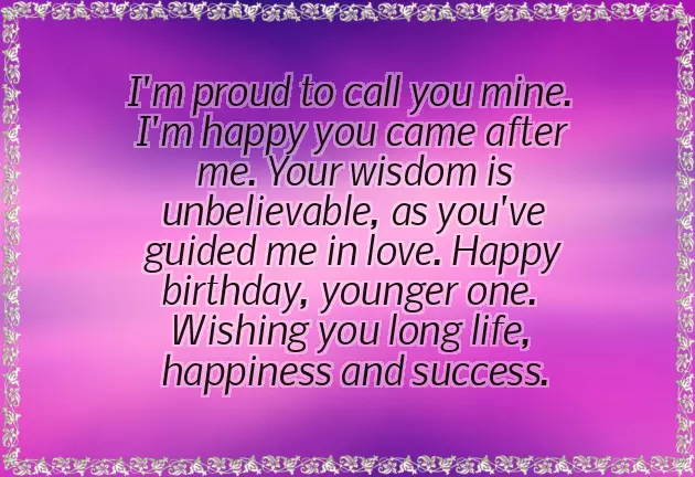 Birthday Wishes For Old Brother