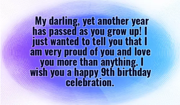 Birthday Wishes To My 9 Year Old Son Birthday Wishes To My 9 Year Old Son