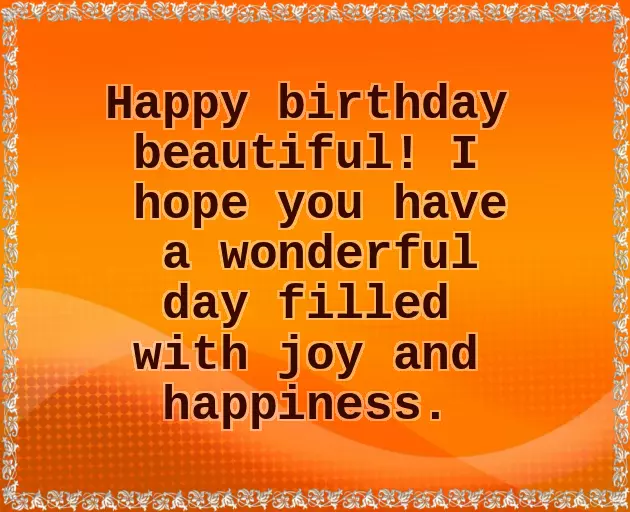 Short Words Birthday Wishes