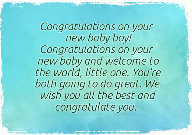 Wishes New Born Baby
