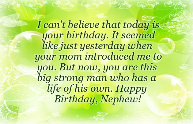 Happy Birthday Nephew From Aunt Funny