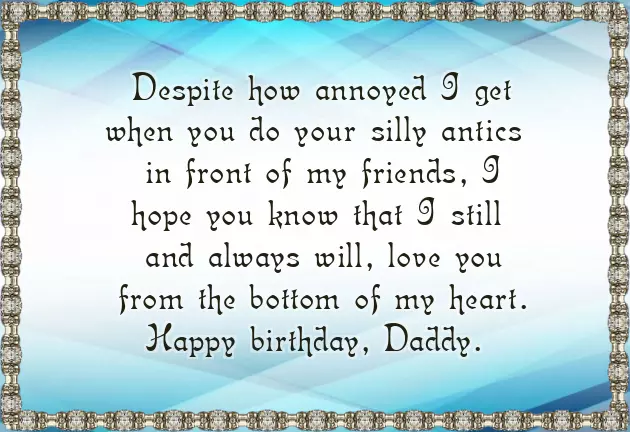 Wishing Your Dad A Happy Birthday
