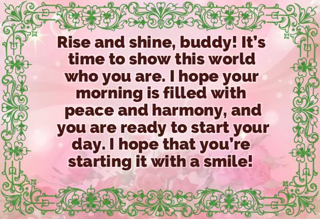 Good Morning Message Good Morning Message