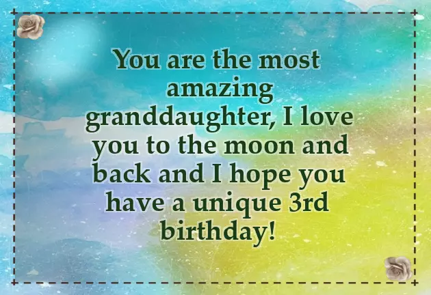 Happy Birthday 3 Year Old Granddaughter Happy Birthday 3 Year Old Granddaughter