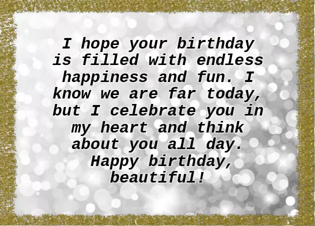 Best Wishes For Your Girlfriend Birthday