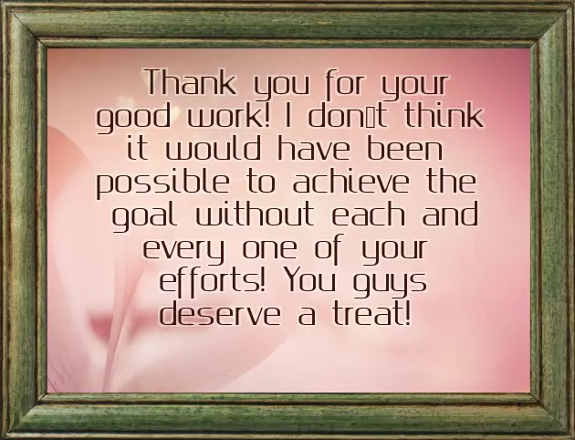 Congratulations Message To Team