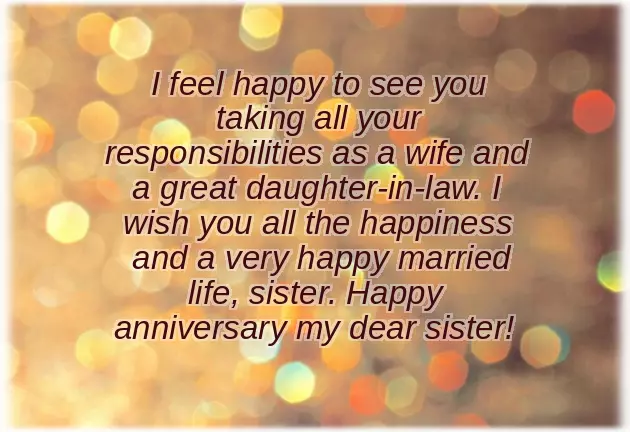 Anniversary Quotes For Sister And Jiju