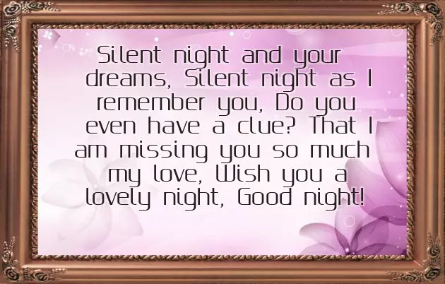 Good Night Wishes To Boyfriend