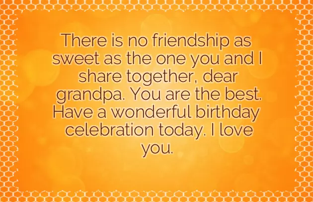 Birthday Greetings For Grandfather