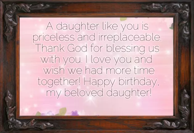 Birthday Wishes For Four Year Old Daughter