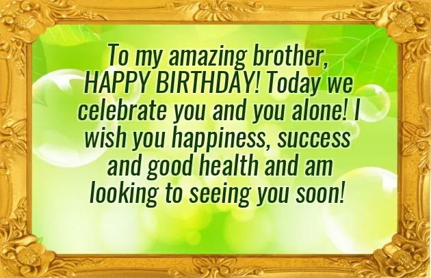 Happy Birthday To The Man In My Life