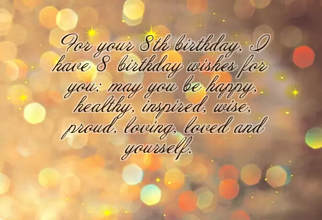 Birthday Wishes For 8 Year Old Son Birthday Wishes For 8 Year Old Son